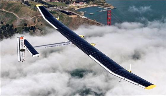 A Massive Foreboding Solar Plane Landed Overnight In New York