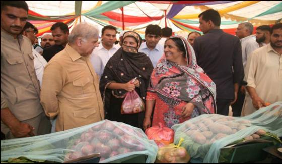 Shahbaz Sharif Visited Ramzan Bazzar