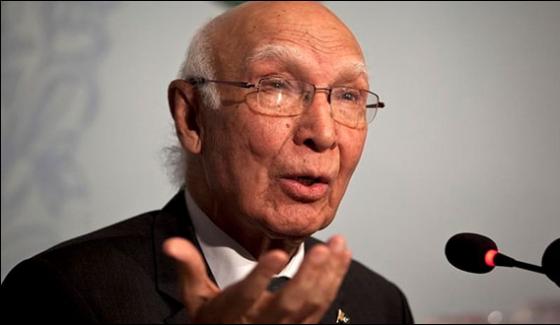 Foreign Policies Form In View Of Situations Sartaj Aziz
