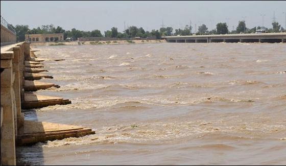 Sukkur Flood Situation At Sukkur Barragealert Issue