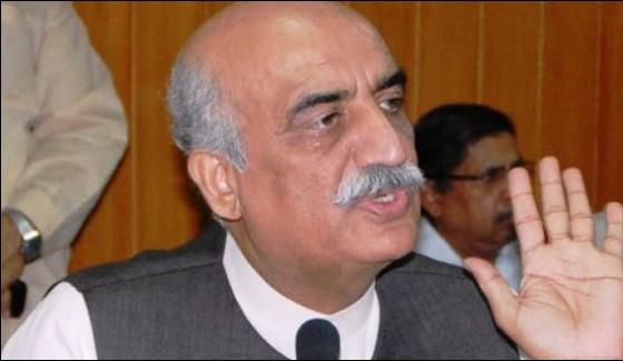 Kashmir Issue Should Be Resolved According To Un Resolutions Khurshid Shah