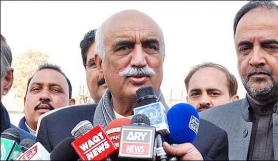 Khursheed Shah Slams Pml N