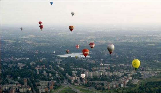 Hot Air Balloon Festival In Latvia