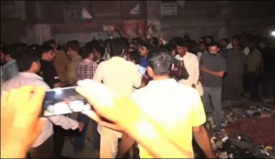 Tension In Hyderabad Between Psp And Other Party Workers