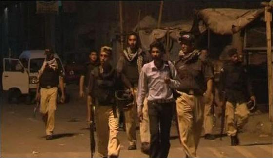 Karachi Police Operation In Lyari Arrested 5 Gang War Members