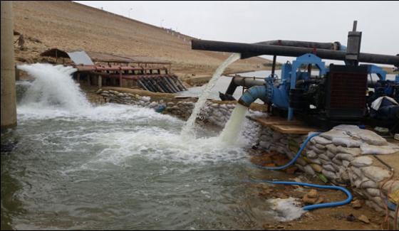 Hub Dam Karachi Supply Water Through Pump