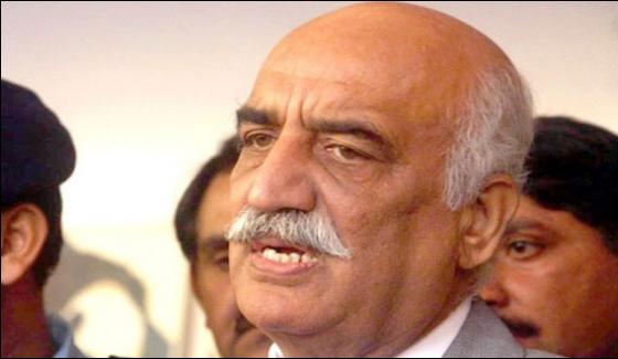 Opposition Not Politicizing On Security Of State Khursheed Shah