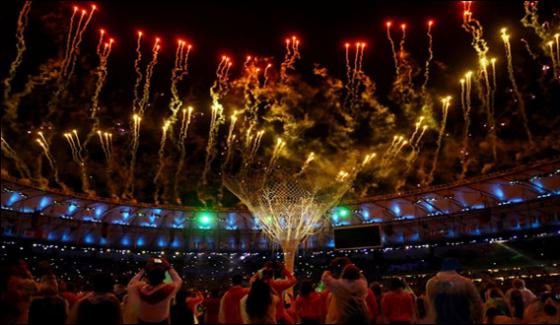 Rio Olympics 2016 End Under A Fire Work Ceremony