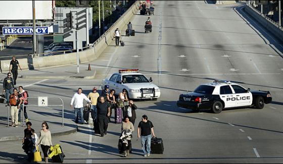 Firing On Los Angles Airport One Arrested