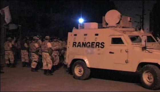 Rangers Operation In Shah Faisal And Saudabad Arrested 4
