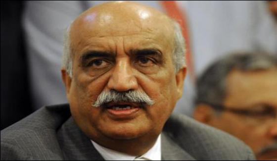 Peoples Party Not Coming Out On Streets But Shall Contact People Khursheed Shah