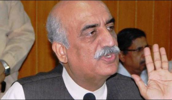 Problems With Talking Not With Abuse Language Khursheed Shah