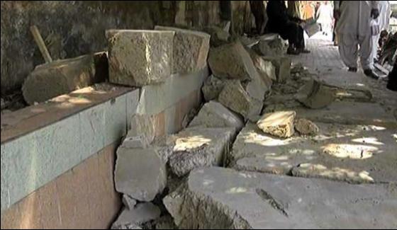 Jinnah Hospital Wall Collapsedone Killed