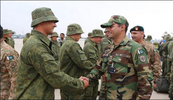 Military Exercises Underway Between Pakistan And Russia