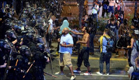 Thousands Protests In Charlotte Against Police Killings Enters 5th Day