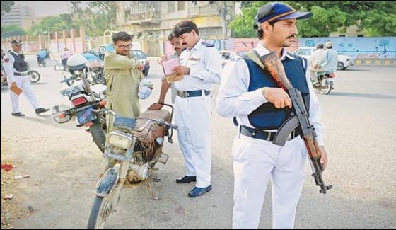 Karachi Traffic Police Campaign Start
