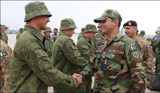 Pak Russia Military Exercises Continued