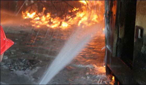 Fire Errupts In Bait Ul Maal Of Mirpurkhas 5 Children Dead