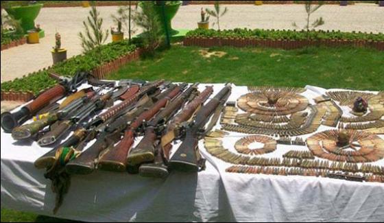 Forces Raid In Zobe Big Cache Of Arms Recovered