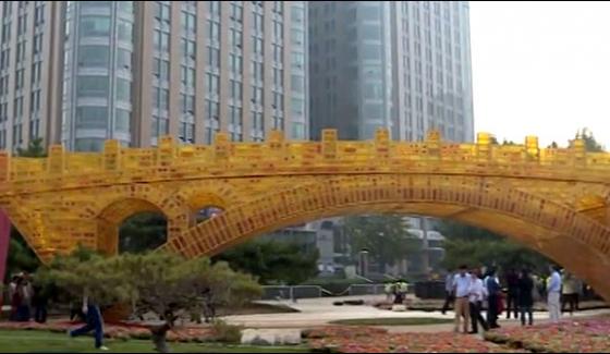 Beijing 28 Meters Long Golden Bridge