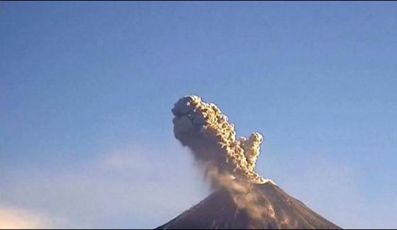 Volcano Becomes Active In Mexico