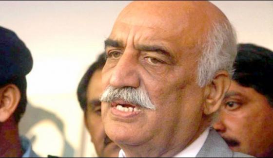 Will Not Support In Difficult Days Khursheed Shah