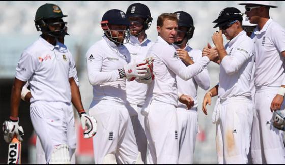 England Won The Test In Chittagong