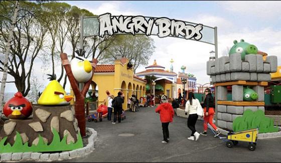 Angry Birds Theme Park In The Center Of The Track In Finland