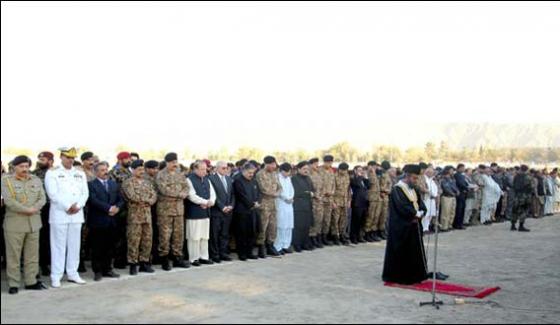 Quetta Martyred Funeral Prayer Performed