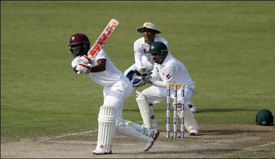 Sharja Test West Indies Made 244 For 6 Wickets