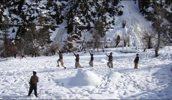 Gilgit Baltistan Snowfall On Upper Mountain