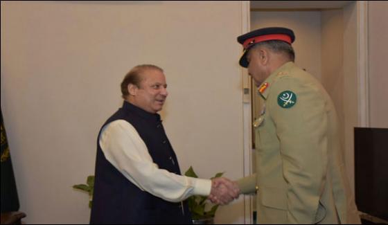 New Army Chief Meets Prime Minister