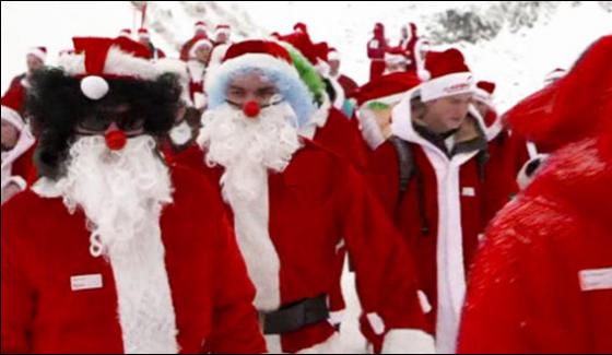Switzerland Holding Santa Claus World Championship