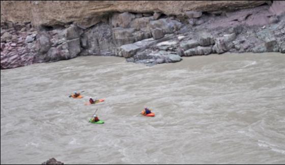 New Record Of Kayaking On River Indus