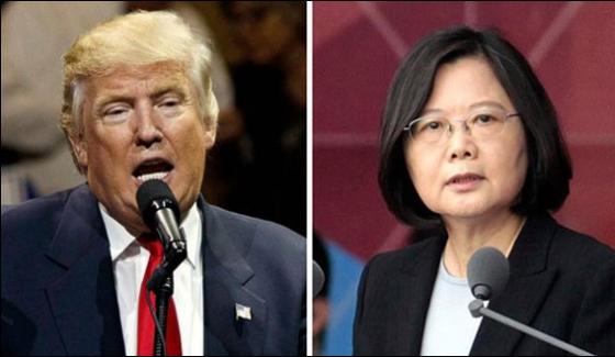 Trump Phones To Taiwani President China Angry