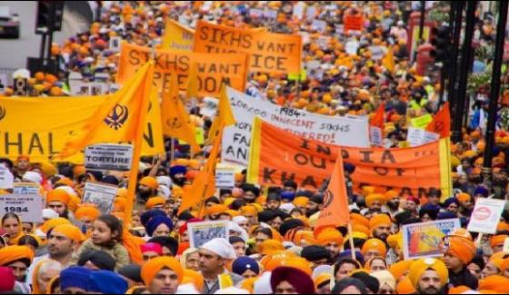 Sikhs Protest On The Heart Of Asia Conference
