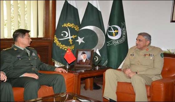 Chinese General Meets General Qamar Bajwa