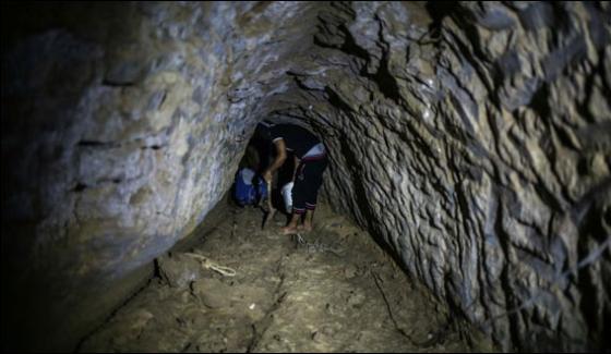 Gaza Four Palestinian Workers Bodies Were Taken Out Of The Collapsed Tunnel