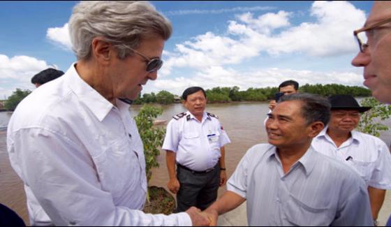 Us Secretary Of State John Kerrys Visit To Vietnam