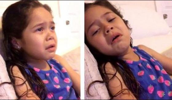 6 Year Old Girl Crying Hysterically When She Realizes Obama Is Leaving