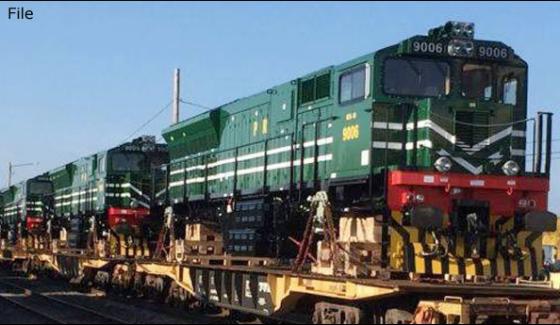 Seven Railway Engines Arrives At Karachi Port