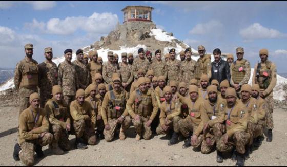 Army Chief Visited The Front Line In South Waziristan