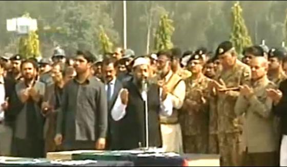 Lahore Blast 7 Police Personnel S Funeral