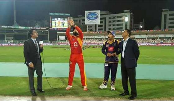 Islamabad United Won The Toss And Elected To Field