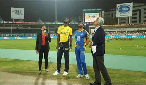 Peshawar Zalmi Won The Toss And Elected To Field