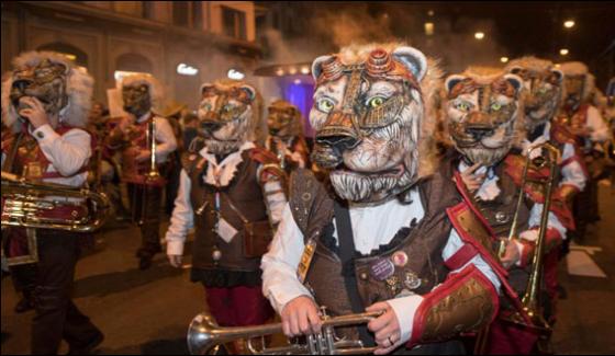 Colourful Annual Carnival Starts In Switzerland