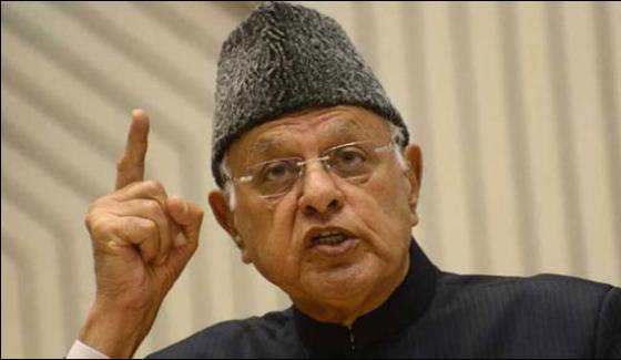Dialogue Is The Only Way Out For Kashmir Peace Farooq Abdullah