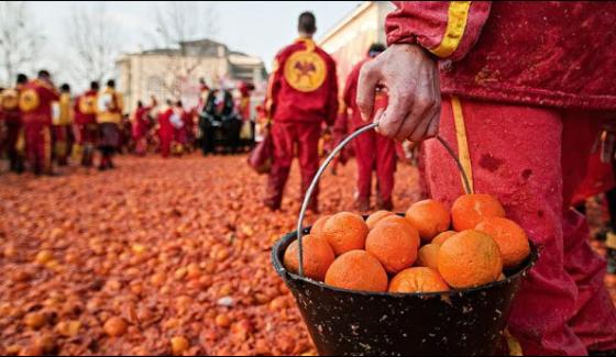 Italy Orange Festival