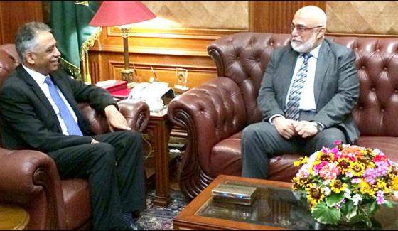 Chairman Pta Meets Sindh Governor
