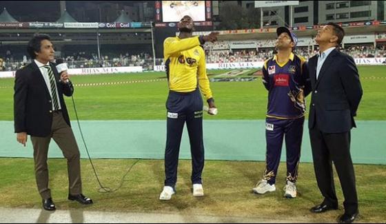Psl Peshawar Zalmi Won The Toss And Elected To Field First
